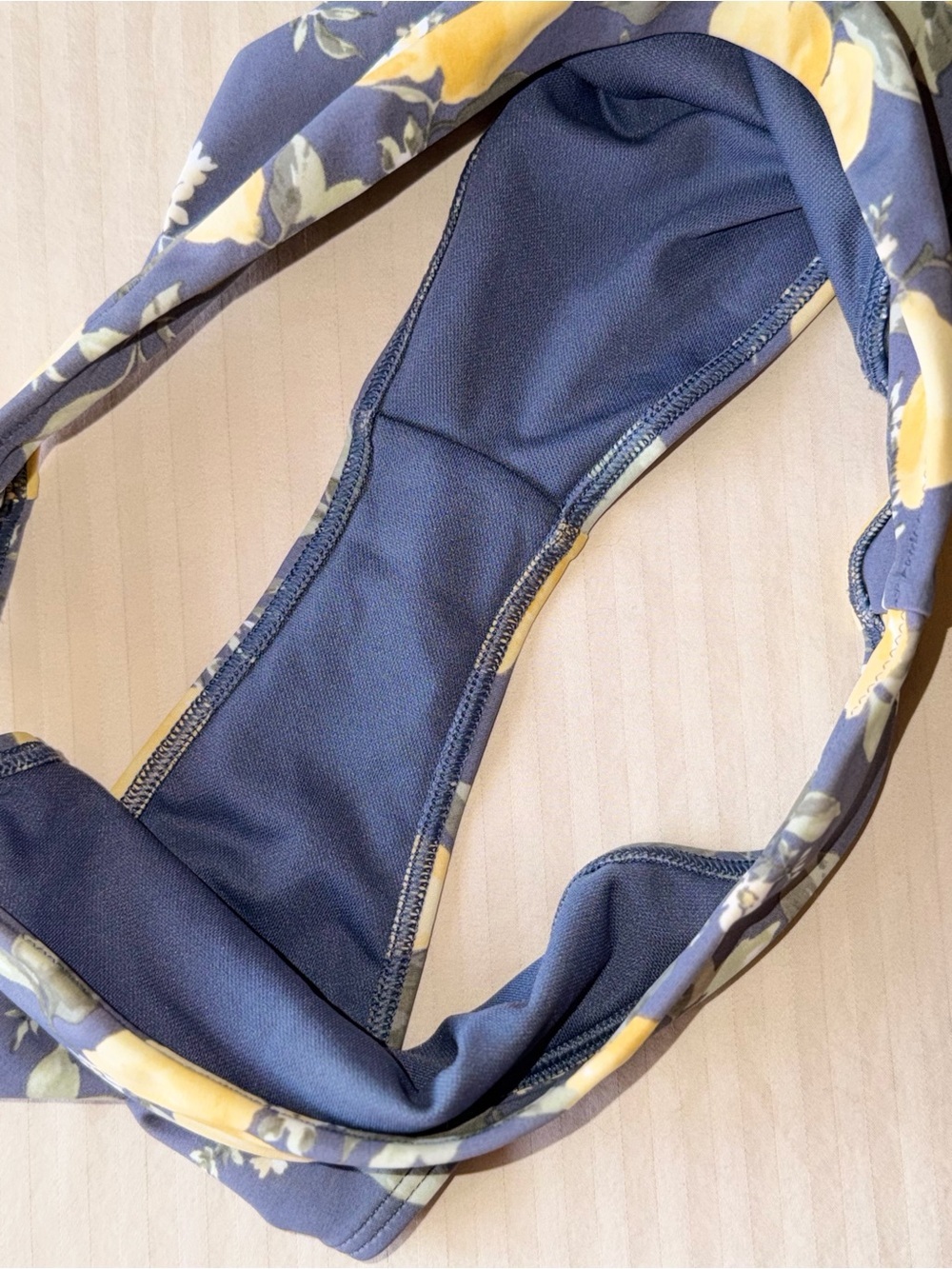 Abercrombie & Fitch High-Waist Lemon Print Bikini Bottoms size Small - Picture 10 of 11
